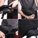 Wheel Up Bicycle Silicone Cushion Cover Mountain Bike Thickening GEL Saddle Cover Riding Equipment(Small)
