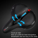 Wheel Up Mountain Bike Saddles Road Bikes Bicycles Comfortable Saddle Cushions Accessories And Bicycle Cushions, Colour: Shock Absorber Blue Black