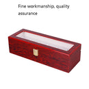 Wooden Baking Paint Watch Box Jewelry Storage Display Box(6-bit Paint)