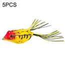 5 PCS Bionic Thunder Frog Lure Bait Simulation Fishing Bait, Specification: 5.5cm/12g(1)
