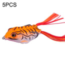 5 PCS Bionic Thunder Frog Lure Bait Simulation Fishing Bait, Specification: 5.5cm/12g(4)