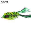 5 PCS Bionic Thunder Frog Lure Bait Simulation Fishing Bait, Specification: 5.5cm/12g(5)