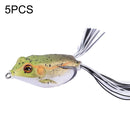 5 PCS Bionic Thunder Frog Lure Bait Simulation Fishing Bait, Specification: 5.5cm/12g(6)