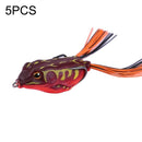 5 PCS Bionic Thunder Frog Lure Bait Simulation Fishing Bait, Specification: 5.5cm/12g(7)