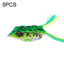 5 PCS Bionic Thunder Frog Lure Bait Simulation Fishing Bait, Specification: 5.5cm/12g(9)