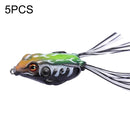 5 PCS Bionic Thunder Frog Lure Bait Simulation Fishing Bait, Specification: 5.5cm/12g(10)