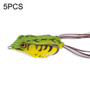 5 PCS Bionic Thunder Frog Lure Bait Simulation Fishing Bait, Specification: 5.5cm/12g(11)