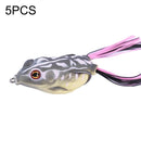 5 PCS Bionic Thunder Frog Lure Bait Simulation Fishing Bait, Specification: 5.5cm/12g(13)