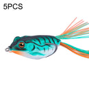 5 PCS Bionic Thunder Frog Lure Bait Simulation Fishing Bait, Specification: 5.5cm/12g(20)