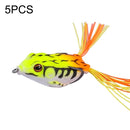 5 PCS Bionic Thunder Frog Lure Bait Simulation Fishing Bait, Specification: 5.5cm/12g(22)