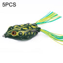5 PCS Bionic Thunder Frog Lure Bait Simulation Fishing Bait, Specification: 5.5cm/12g(23)