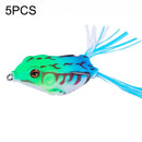 5 PCS Bionic Thunder Frog Lure Bait Simulation Fishing Bait, Specification: 5.5cm/12g(24)