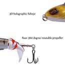2 PCS Outdoor Fishing Bionic Bait Hard Bait For All Waters(10)