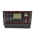 30A 12V24V Simple Solar Controller Light Time Control Solar Charge And Discharge Controller With USB