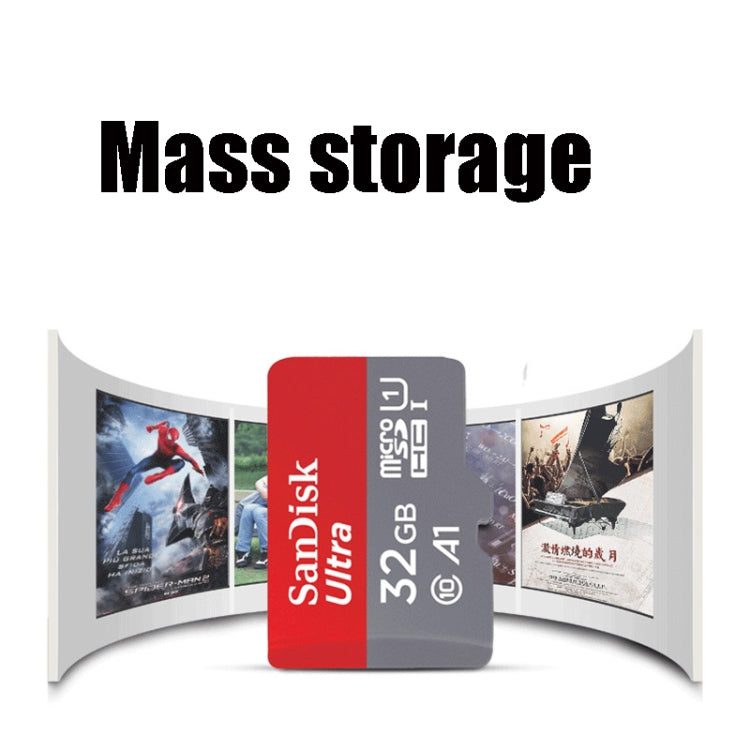 SanDisk A1 Monitoring Recorder SD Card High Speed Mobile Phone TF Card Memory Card, Capacity: 16GB-98M/S