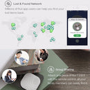 NUT F7X Smart Anti-Lost Device Bluetooth Two-Way Alarm Mobile Phone Key Wallet Anti-Lost Device( White)