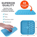 A012 Silicone Pet Sucker Licking Pad Anti-Choking Slow Food Bowl, Specification: Small(Orange)