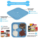 A012 Silicone Pet Sucker Licking Pad Anti-Choking Slow Food Bowl, Specification: Small(Orange)