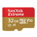SanDisk U3 High-Speed Micro SD Card TF Card Memory Card for GoPro Sports Camera, Drone, Monitoring 32GB(A1), Colour: Gold Card
