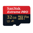 SanDisk U3 High-Speed Micro SD Card TF Card Memory Card for GoPro Sports Camera, Drone, Monitoring 32GB(A1), Colour: Black Card