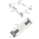 FA06S Notebook Multifunctional Desktop Stand Computer Cooling Portable Folding Stand(White)