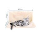 Cat Hanging Hammock Universal Window Sill Nest for All Seasons(Gray)