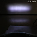 Motorcycle LED Retro Headlights LED Far Near Beam Lights For Yamaha LC135 V2-V6(Smoked Glass)