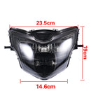 Motorcycle LED Retro Headlights LED Far Near Beam Lights For Yamaha LC135 V2-V6(Smoked Glass)