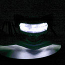Motorcycle LED Retro Headlights LED Far Near Beam Lights For Yamaha LC135 V2-V6(Smoked Glass)