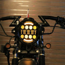 7 Inch Motorcycle Retro Modified Headlights Day Trip LED Far Near Beam Lights For Wrangler / Harley