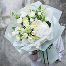 2 Bags Flower Wrapping Paper Matte Paper Gift Paper Translucent Wrapping Paper Material, Colour: White
