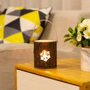 2 PCS 120211 Valentine Day Atmosphere Lamp Candle Holder Cafe Decoration Home Party Decoration Tea Wax Wooden Candle Cup(Pine)