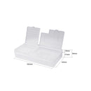 2 PCS Double-Layer Clamshell Mobile Phone Repair Parts Turnover Box Mobile Phone Disassembly Screw Component Storage Box