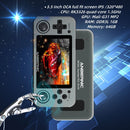 RG351M 3.5 inch Screen Handheld Game Console Arcade Nostalgic Retro Game Console 64G (Grey)