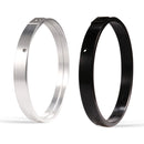7 Inch Motorcycle Headlight Modification Parts Headlight Ring Bracket(Silver)