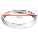 5.75 Inch Round Retro Headlight Ring Motorcycle Headlight Modification Parts(Black)