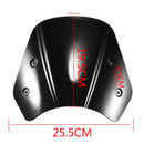 5-7 Inch Retro Motorcycle Windshield Universal Modified Windshield(Smoky)