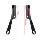 5-7 Inch Retro Motorcycle Windshield Universal Modified Windshield(Black)