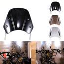 5-7 Inch Retro Motorcycle Windshield Universal Modified Windshield(Black)