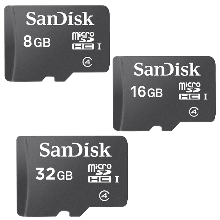 SanDisk C4 Small Speaker TF Card Mobile Phone Micro SD Card Memory Card, Capacity: 8GB