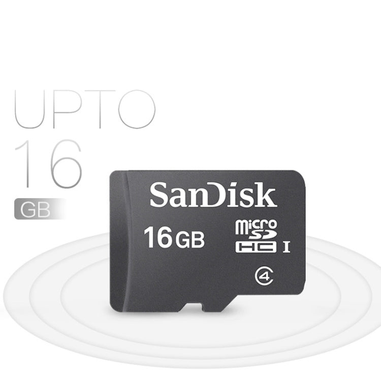 SanDisk C4 Small Speaker TF Card Mobile Phone Micro SD Card Memory Card, Capacity: 16GB