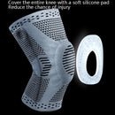 Sports Knee Pads Anti-Collision Support Compression Keep Warm Leg Sleeve Knitting Basketball Running Cycling Protective Gear, Size: XL(Black Green)