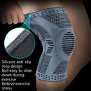 Sports Knee Pads Anti-Collision Support Compression Keep Warm Leg Sleeve Knitting Basketball Running Cycling Protective Gear, Size: XL(Black Green)