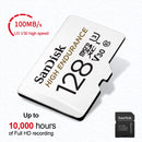 SanDisk U3 Driving Recorder Monitors High-Speed SD Card Mobile Phone TF Card Memory Card, Capacity: 128GB