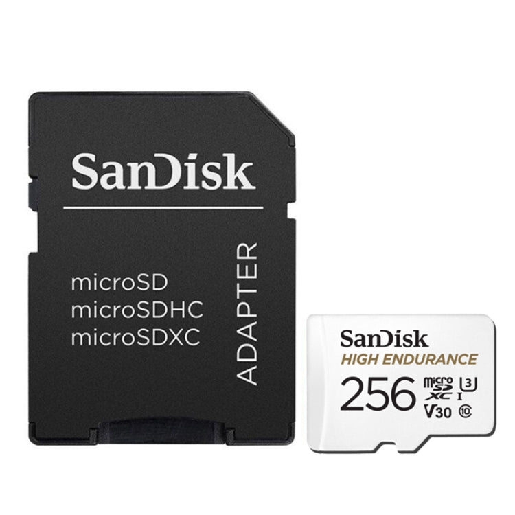 SanDisk U3 Driving Recorder Monitors High-Speed SD Card Mobile Phone TF Card Memory Card, Capacity: 256GB