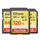 SanDisk Video Camera High Speed Memory Card SD Card, Colour: Gold Card, Capacity: 128GB