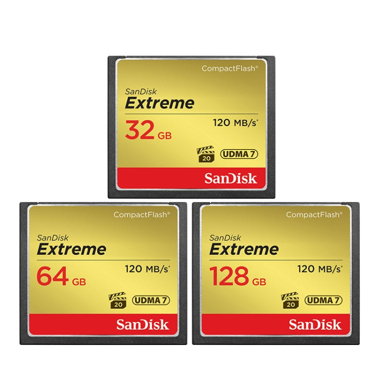 SanDisk CFXPS-1067X High Speed CF Card Camera SLR Camera Memory Card CF-120M/S, Capacity: 128GB