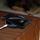 X8 15W QI Round Acrylic Mirror Wireless Charger(Silver)