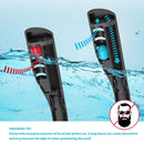 Snorkeling Mask Double Tube Silicone Full Dry Diving Mask Adult Swimming Mask Diving Goggles, Size: L/XL(White/Blue)