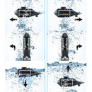 Children 2.4G Electric Six-Way Mini Submarine Model Boy Playing In Water Remote Control Boat Nuclear Submarine(Black)